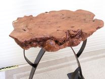 Prairie-Style Urban Industrial Accent Or Art Table 2 small