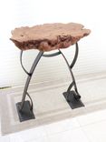 Prairie-Style Urban Industrial Accent Or Art Table 1 small