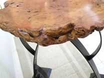 Prairie-Style Urban Industrial Accent Or Art Table 3 small
