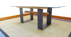 Mimimalist Industrial Dining Table / Executive Desk 2 small