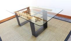 Mimimalist Industrial Dining Table / Executive Desk 3 small