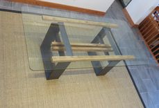 Mimimalist Industrial Dining Table / Executive Desk 4 small