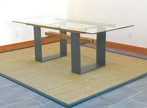 Mimimalist Industrial Dining Table / Executive Desk 5 small