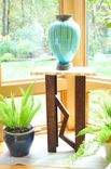 Urban Industrial Accent Pedestal, Art Table, Art Pedestal 3 small