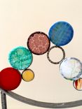 Surf - An Abstract Sculpture In Steel, Glass And Marble 3 small
