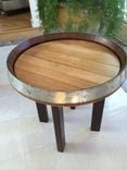 Whisky-Barrel Top Coffee Or Deck Table 5 small
