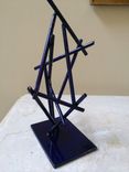 Blue Bamboo - Maquette For Life-Size Sculpture 3 small