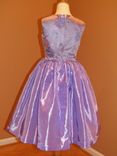 Charlene: A Beautiful Taffeta And Brocade Dress With Half Bow. 2 small