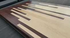 Exotic Wenge And Maple Edgegrain Butcher Block 6 small