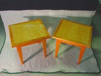 Birdseye Maple And Cherry End Tables 1 small