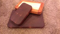 Walnut / Maple And Cherry Cutting Boards 1 small