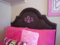 Custom Monogram Headboard 1 small