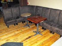 Custom Made Banquets,Loveseat And Chairs For A Bar! 10 small
