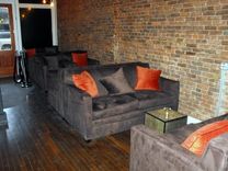 Custom Made Banquets,Loveseat And Chairs For A Bar! 11 small