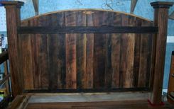 Reclaimed Wood Bed 1 small
