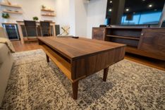 Walnut Modern Coffee Table 2 small