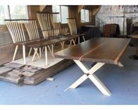 Comfortable Walnut Dining Bench 2 small
