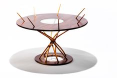 Peruvian Walnut Sculptural Table 2 small