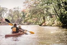 Wooden Strip Kayak - Micro Bootlegger Design 6 small