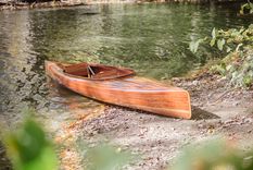 Wooden Strip Kayak - Micro Bootlegger Design 4 small