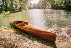 Wooden Strip Kayak - Micro Bootlegger Design 1 small