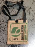 Up Cycled Burlap Tablet Bag 2 small