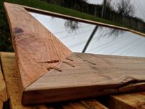 Rustic Bathroom Mirror-Upcycled & Reclaimed-In Rustic Woods Including Red Oak, Maple, Cedar&/Or Pine 1 small