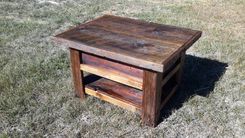 Reclaimed Barnwood Coffee Table 2 small
