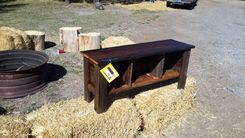 Barnwood Bench With Expandable Storage And Removable Slats 1 small