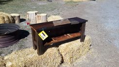 Barnwood Bench With Expandable Storage And Removable Slats 2 small