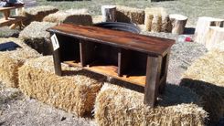 Barnwood Bench With Expandable Storage And Removable Slats 4 small