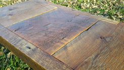 Authentic Montana Made Barnwood Coffee Table 5 small