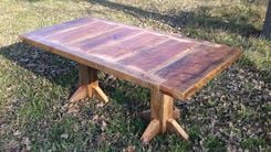 Montana Made Barnwood Dining Table 2 small