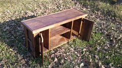 Authentic Montana Made Barnwood Tv Stand 2 small