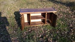 Authentic Montana Made Barnwood Tv Stand 3 small