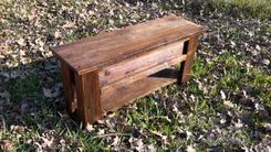 Authentic Montana Made Barnwood Bench 1 small