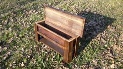 Authentic Montana Made Barnwood Bench 2 small