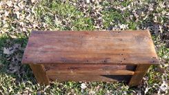 Authentic Montana Made Barnwood Bench 3 small