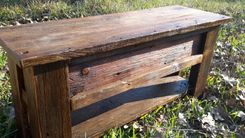 Authentic Montana Made Barnwood Bench 4 small
