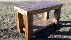 Reclaimed Rustic Barnwood Coffee Table. Made In Montana 3 small