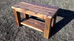 Reclaimed Rustic Barnwood Coffee Table. Made In Montana 4 small