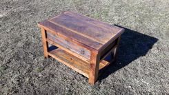 Barnwood And Walnut Coffee Table . Made In Montana 1 small