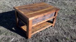 Barnwood And Walnut Coffee Table . Made In Montana 2 small