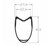 40mm Carbon Tubular Cyclocross Wheelset 2 small