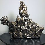 Abstract Sculpture 'The Horseman' Ceramic Bronze Finish 3 small