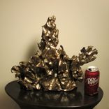 Abstract Sculpture 'The Horseman' Ceramic Bronze Finish 4 small