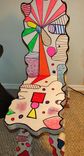 Art Chair By Artist Shawn Tyler, Homage To Jean Dubuffet Functional Art Object 1 small