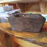 Primitive Carved Wooden Bowl, Amazing Character 4 small