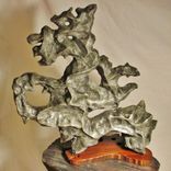 Shawn Tyler Art Dragon 'Stone' Sculpture Lingbi Gongshi Brutalist Cubist Modern 1 small