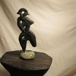 Shawn Tyler Art Dance 'Stone' Sculpture Brutalist Cubist Modern 1 small